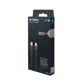 Syrox C130L 30W PD Lighting Iphone Şarj Data Kablosu